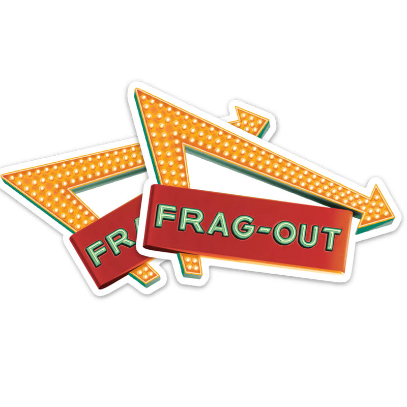 Frag-n-out Sticker 2 pack (2 entries)