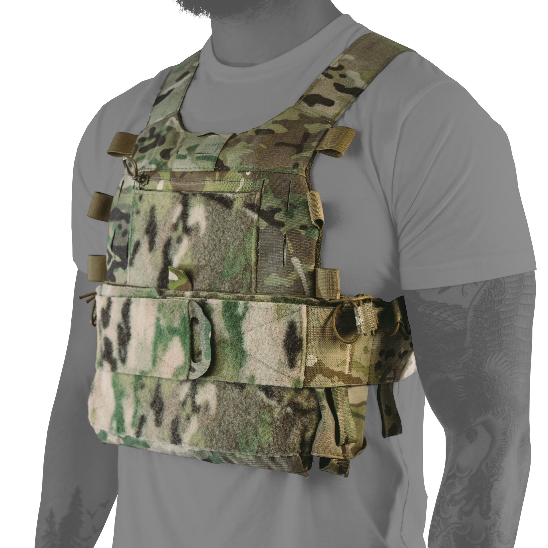 Gilet Tactique Slickster Plate Carrier – Ferro Outdoor, Léger, Airsoft, Chasse