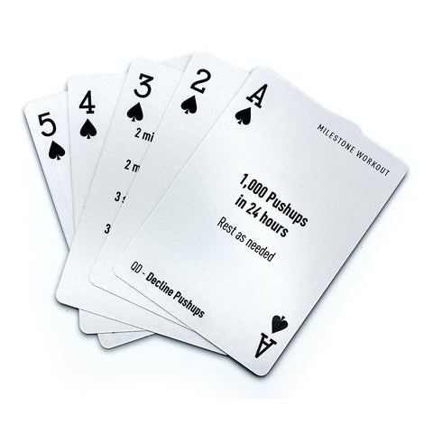 Card push up workout deals