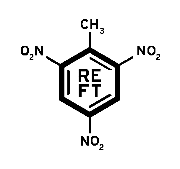 TNT Molecule Carbon Fiber Decal