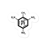 TNT Molecule Carbon Fiber Decal
