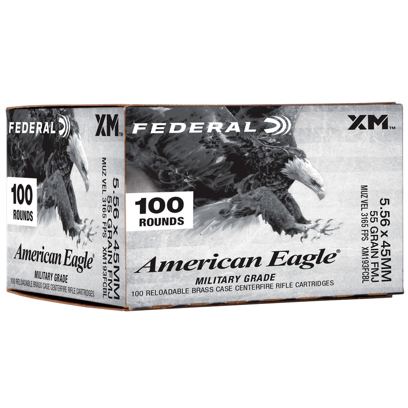 Fed Am Eagle 556 55gr Fmj Bt 20/500