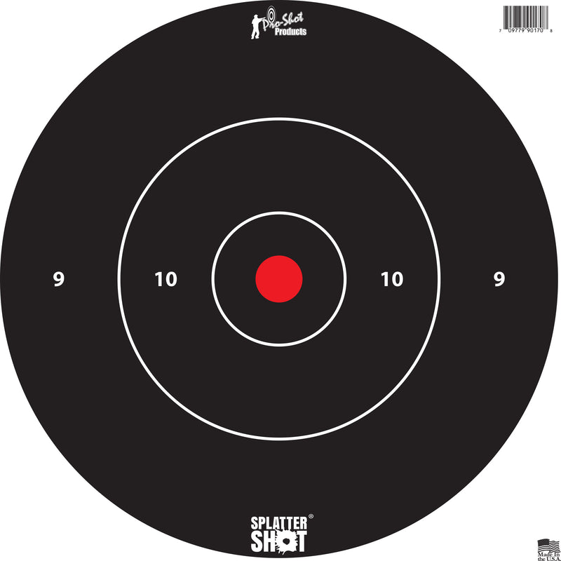 Pro-shot Target 12" Wht Bullseye 5pk