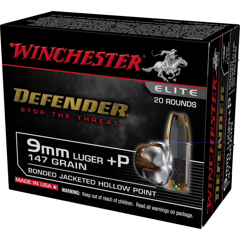 Win Defender 9mm 147gr Jhp 20/200