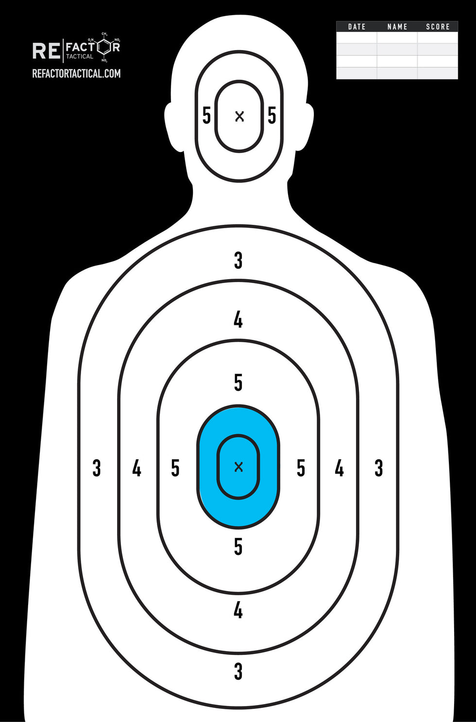 Super Simple Target Paper Targets – RE Factor Tactical