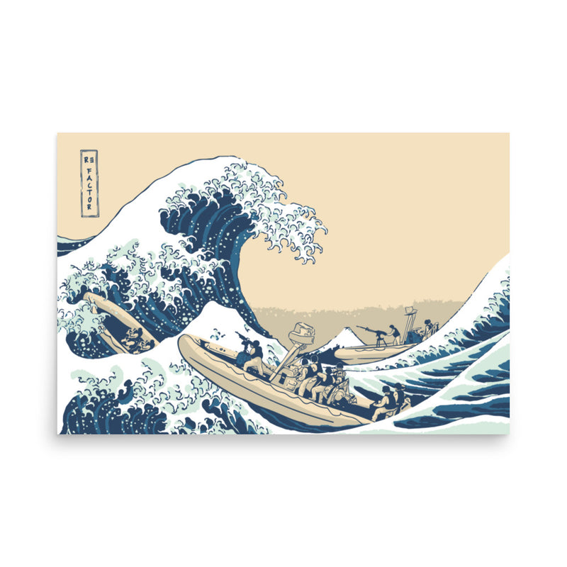 Great Wave of Coronado Poster